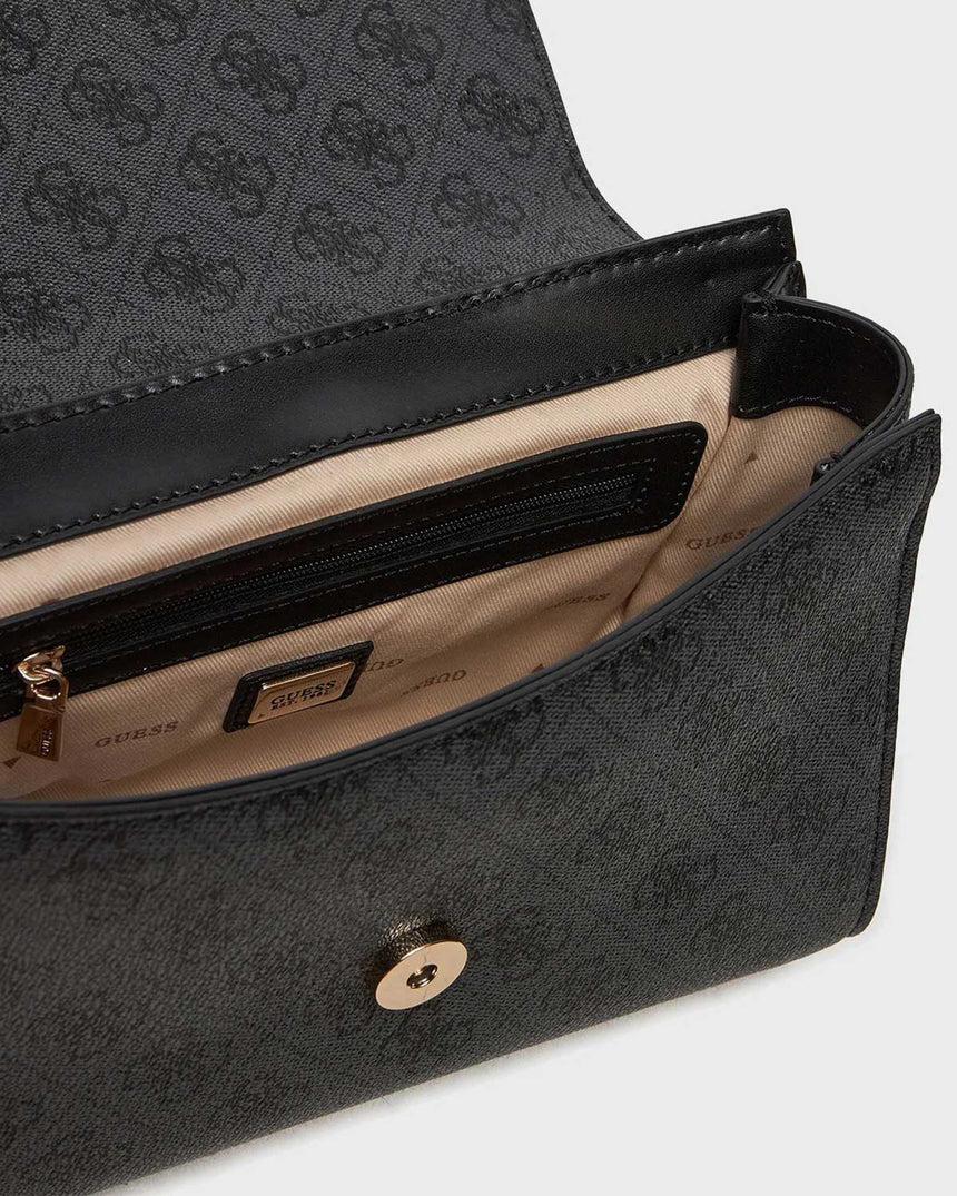 Guess Nolana Handle Flap Monogram El Çantası