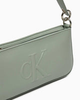 Calvin Klein Sculpted Shoulder Pouch Omuz Çantası Slate Gray