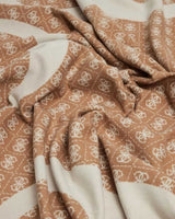 Guess Jacquard Kadın Eşarp Beige