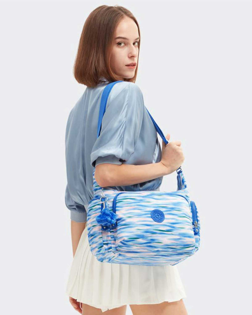 Kipling Gabbie Basic Omuz Çantası Diluted Blue