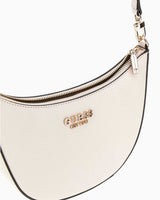 Guess Fedana Mini Top Logolu Omuz Çantası Off White