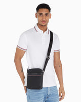 Tommy Hilfiger Corp Business Mini Reporter Çapraz Askılı Çanta Black