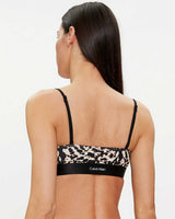 Calvin Klein Bandeau Print Bikini Üstü Black