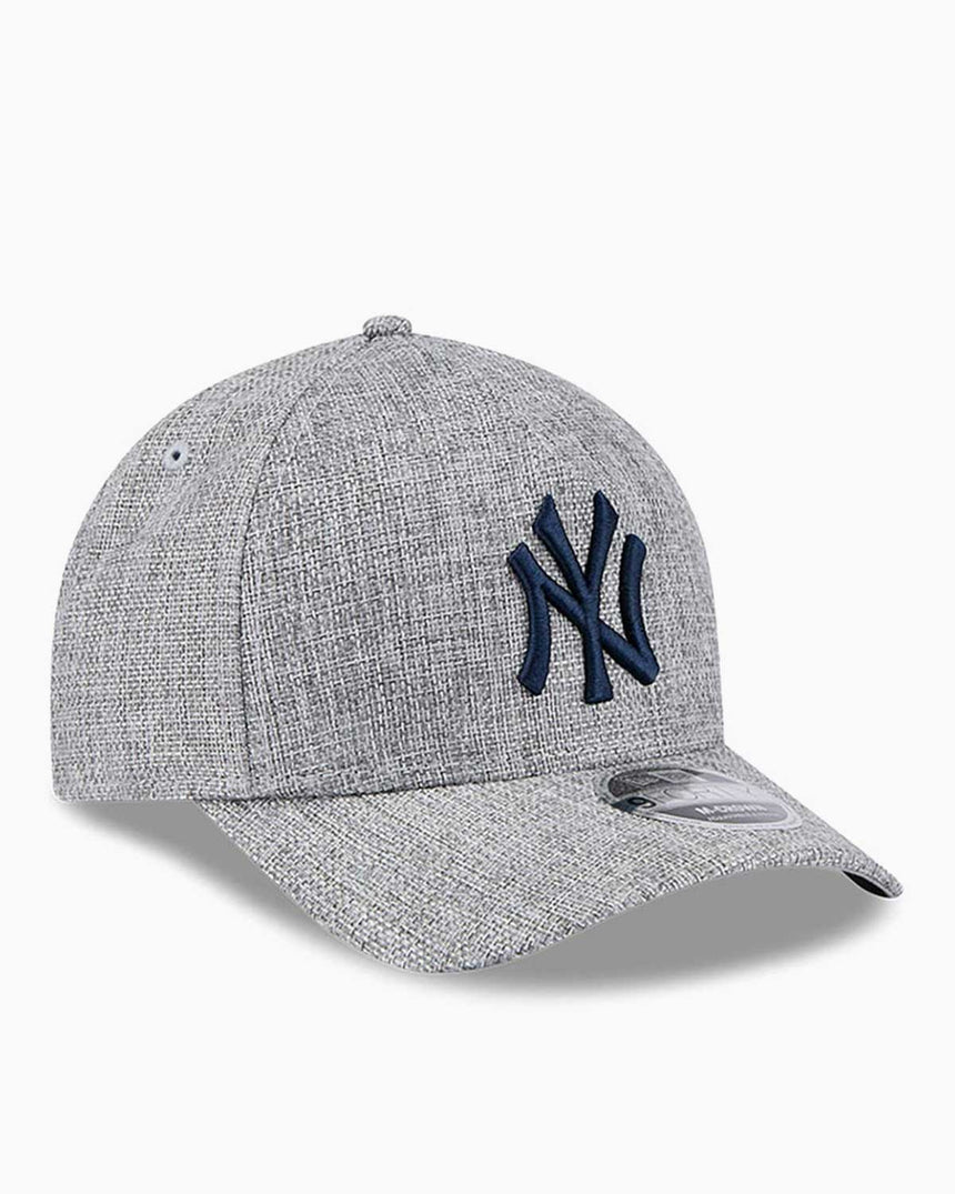 New Era Cotton Weave NY Unisex Şapka Gri