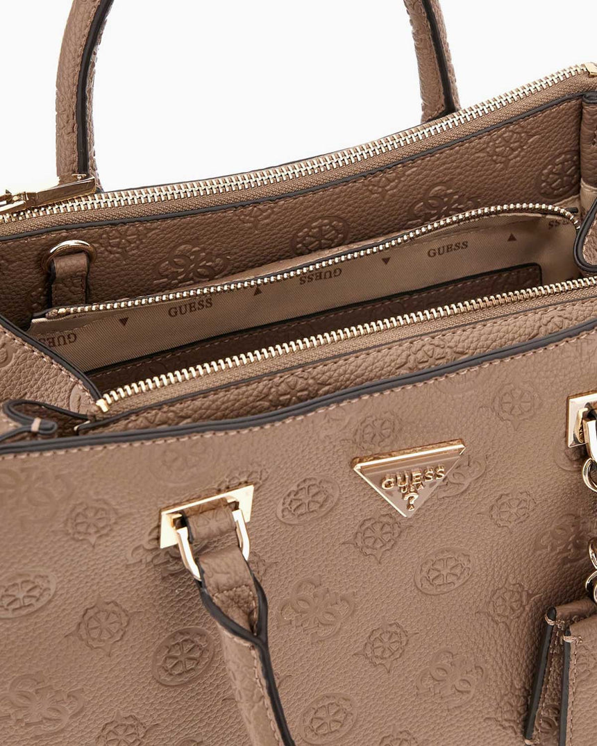 Guess Cresidia II Society Kadın El Çantası Dark Oak