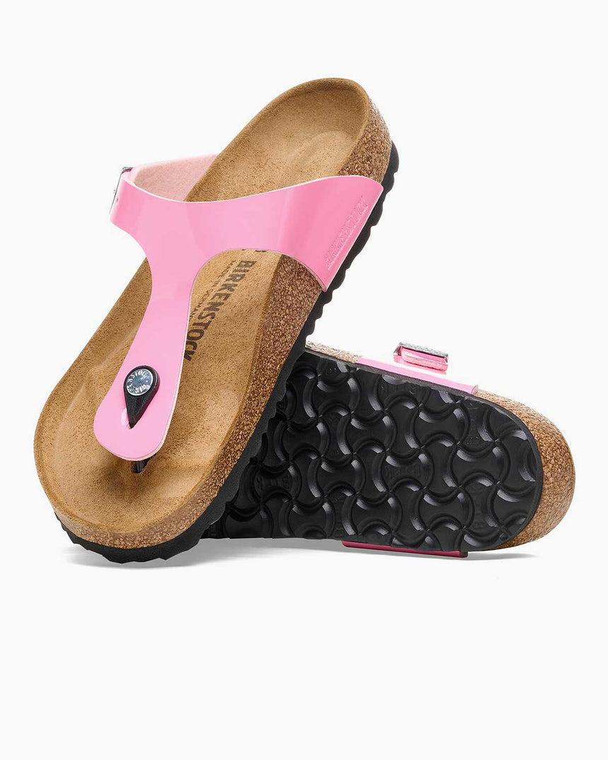 Birkenstock Gizeh Patent Parmak Arası Terlik Candy Pink/Black