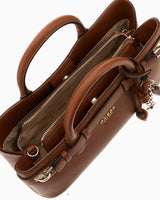 Guess Chardon Gregoria Satchel Kadın El Çantası Cognac