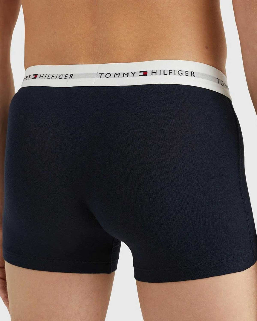 Tommy Hilfiger Underwear Bottoms 3P Trunk Boxer Desert Sky
