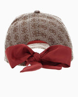 Guess Monogram Baseball Şapka Rust