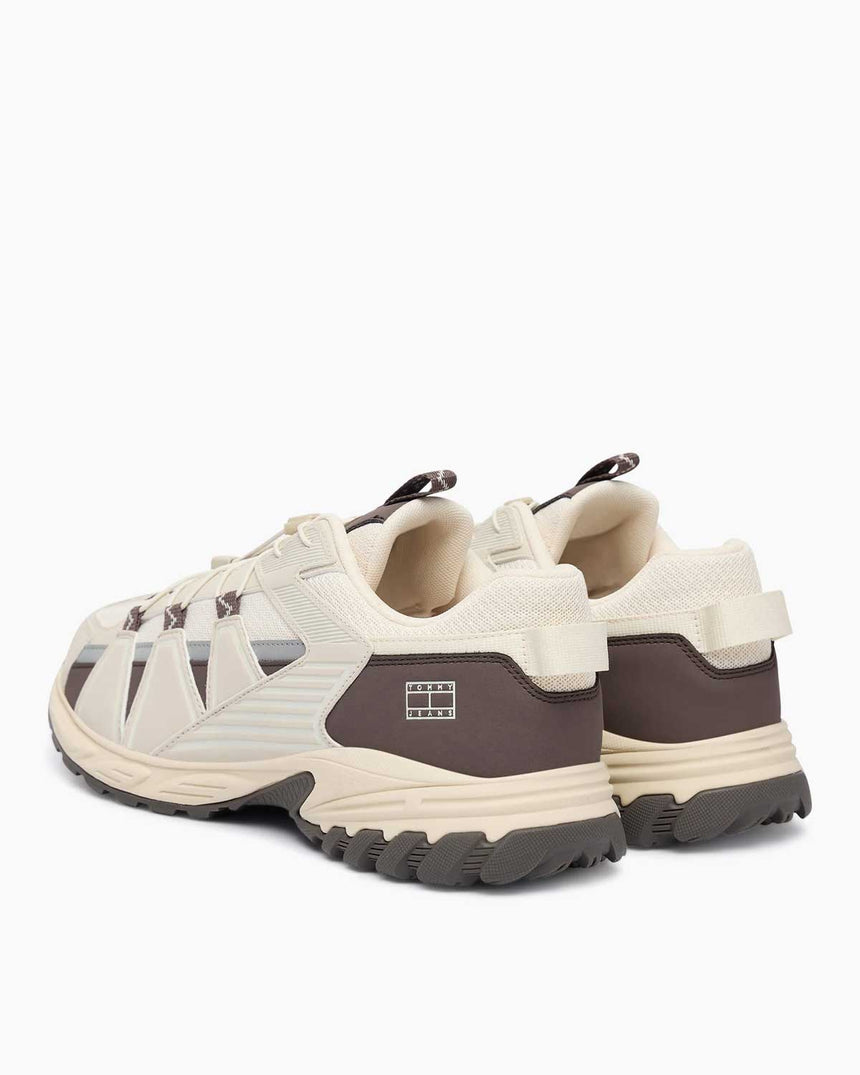 Tommy Hilfiger Fraser Tjm Outdoor Runner Erkek Sneaker Gulf Sand/Black Walnut