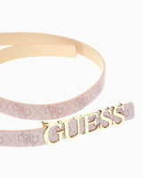 Guess Eco Erico Monogram Baskılı Kemer Orchid Logo