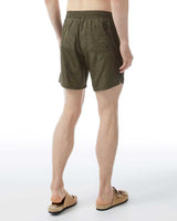 Guess Swimtrunk Bottoms Deniz Şortu Green Embossed Logo