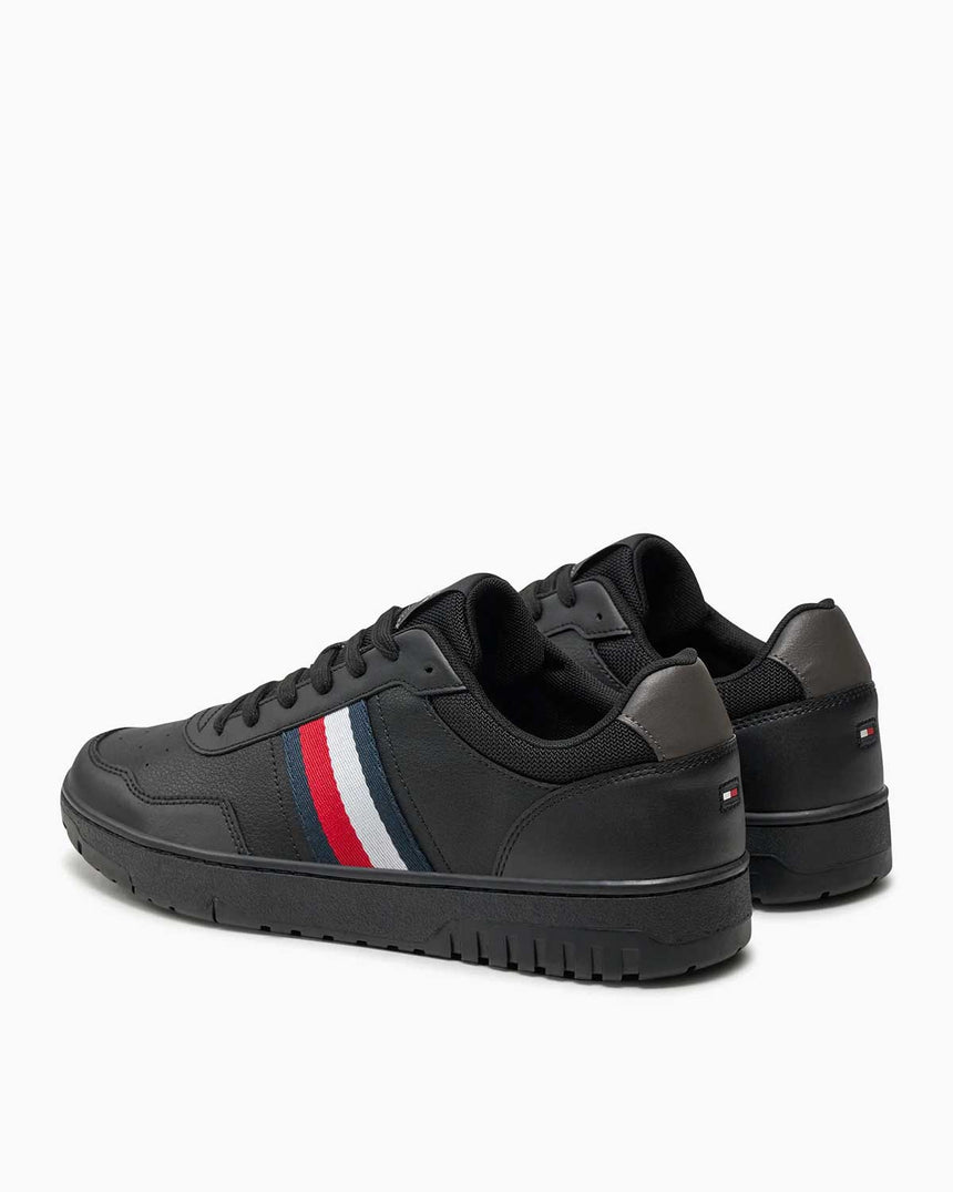 Tommy Hilfiger Basket Core Mid Top Sneakers Black