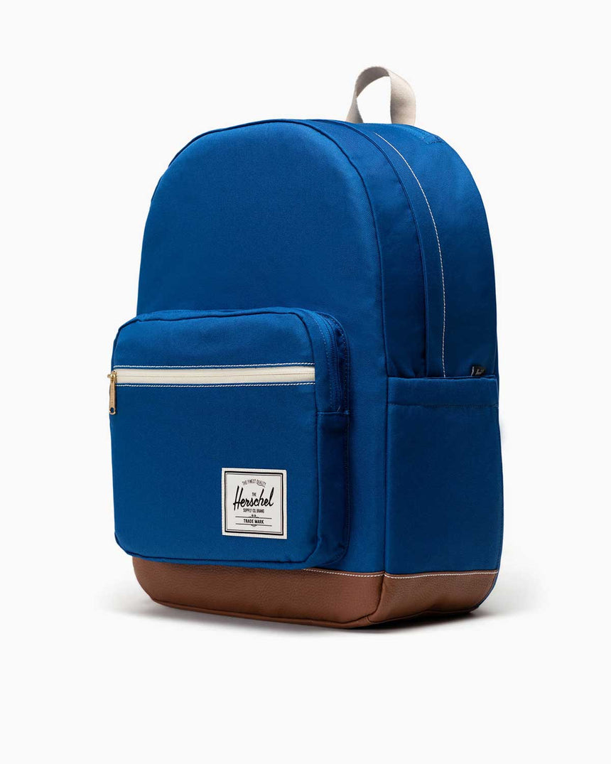 Herschel Pop Quiz Backpack Sırt Çantası True Blue/Tan/White Stitch