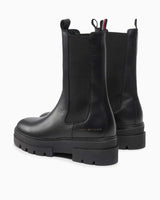 Tommy Hilfiger Monochromatic Chelsea Kadın Boot Black