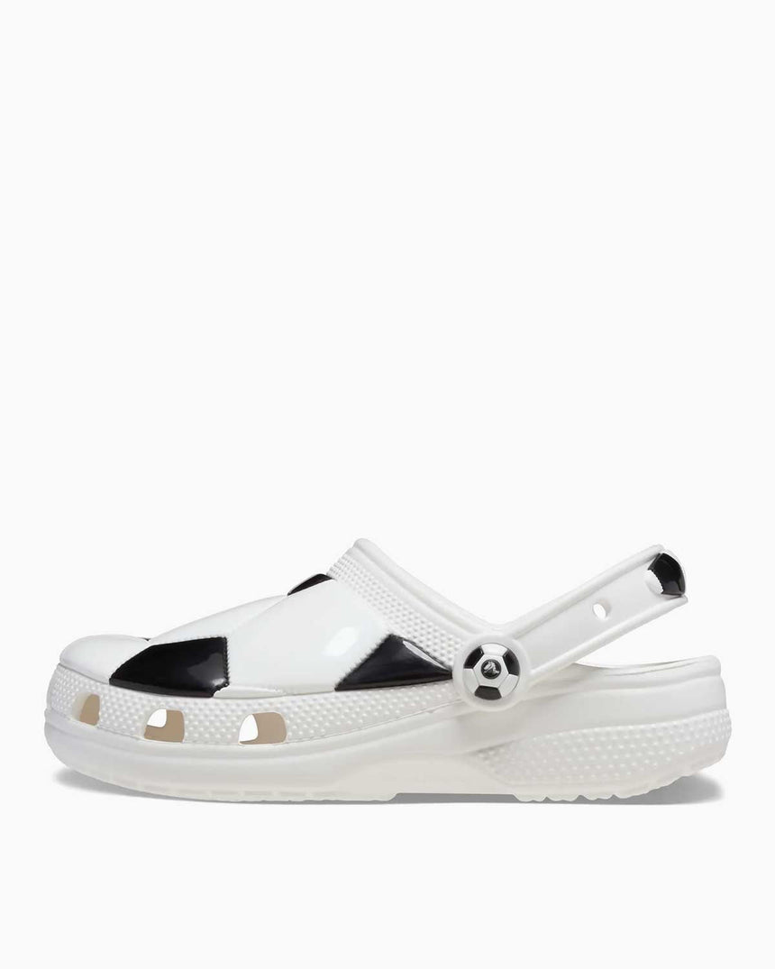 Crocs Classic Soccer Ball Clog Terlik White - Black
