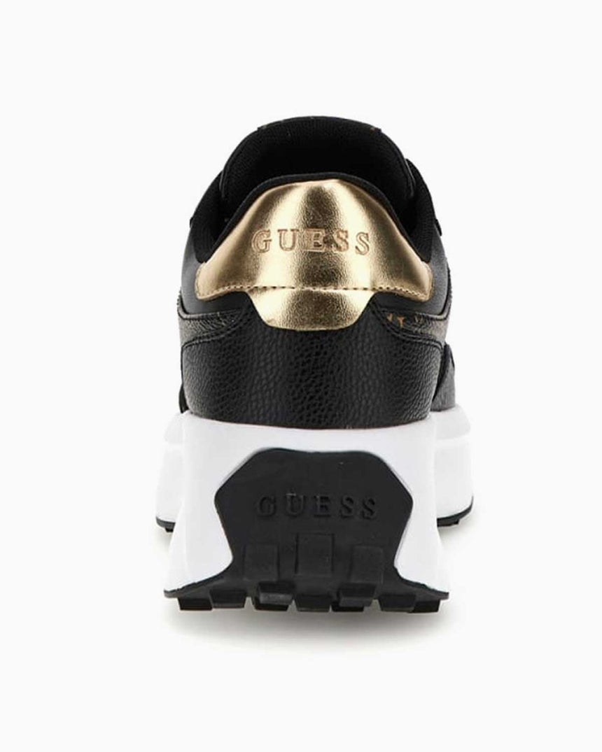 Guess Luckei Monogram Logolu Sneaker Black Brass