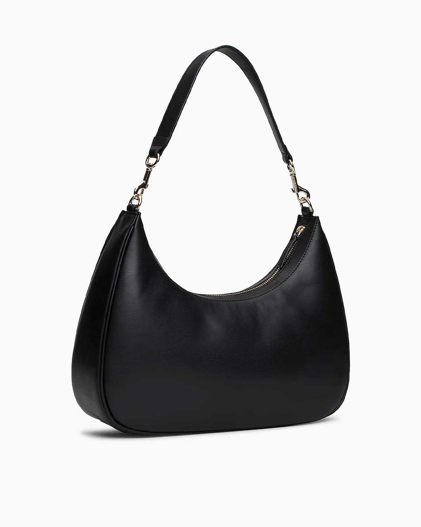 Tommy Hilfiger Kadın Refined Hobo El Çantası Black
