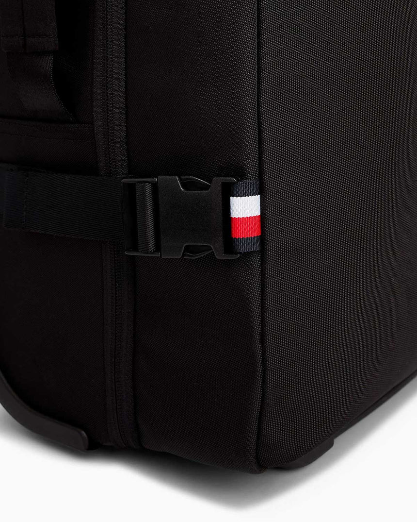 Tommy Hilfiger Yumuşak Naylon Kabin Boy Valiz Black