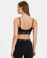 Guess Alba Kadın Removable Aktif Spor Sütyeni Jet Black A996