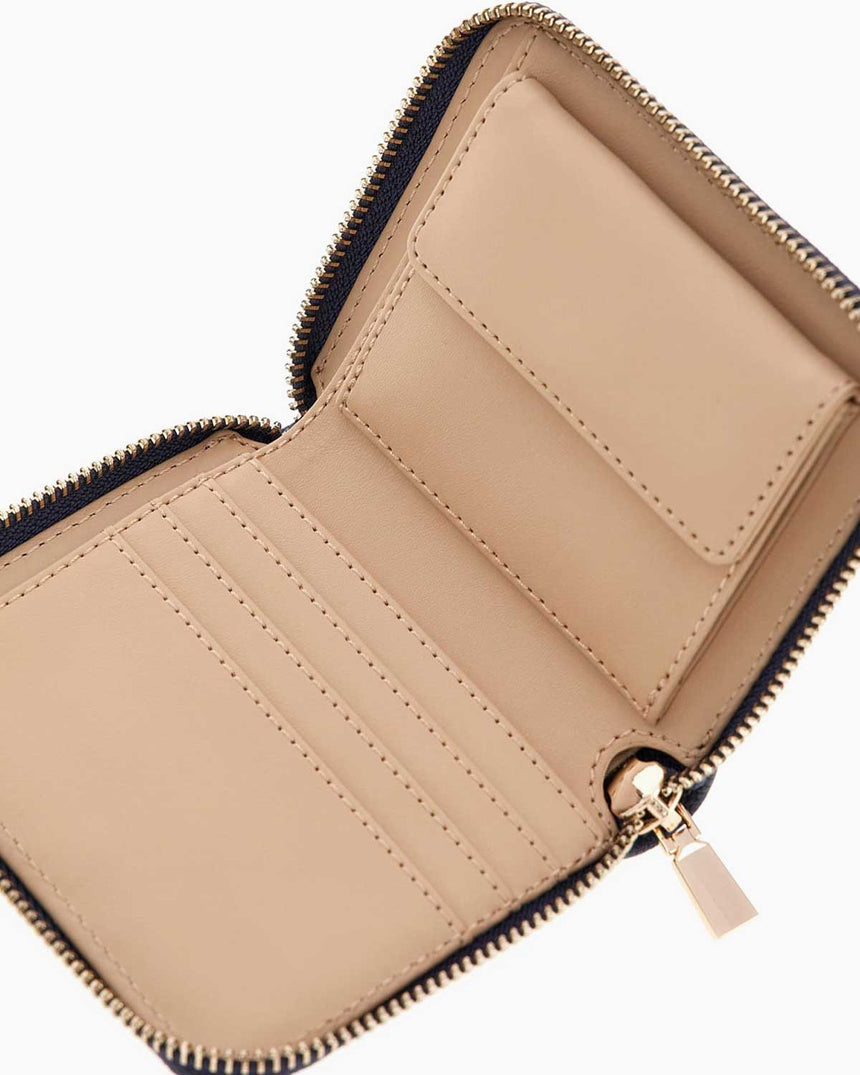 Guess Laurel II Küçük Boy Fermuarlı Kadın Cüzdan Midnight