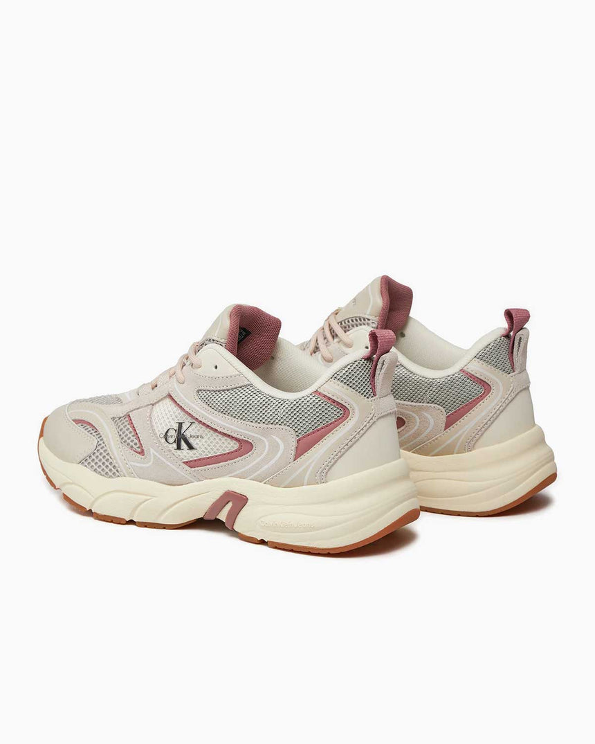 Calvin Klein Retro Tennis Runner Sneakers Creamy White/Eggshell/Ash Rose
