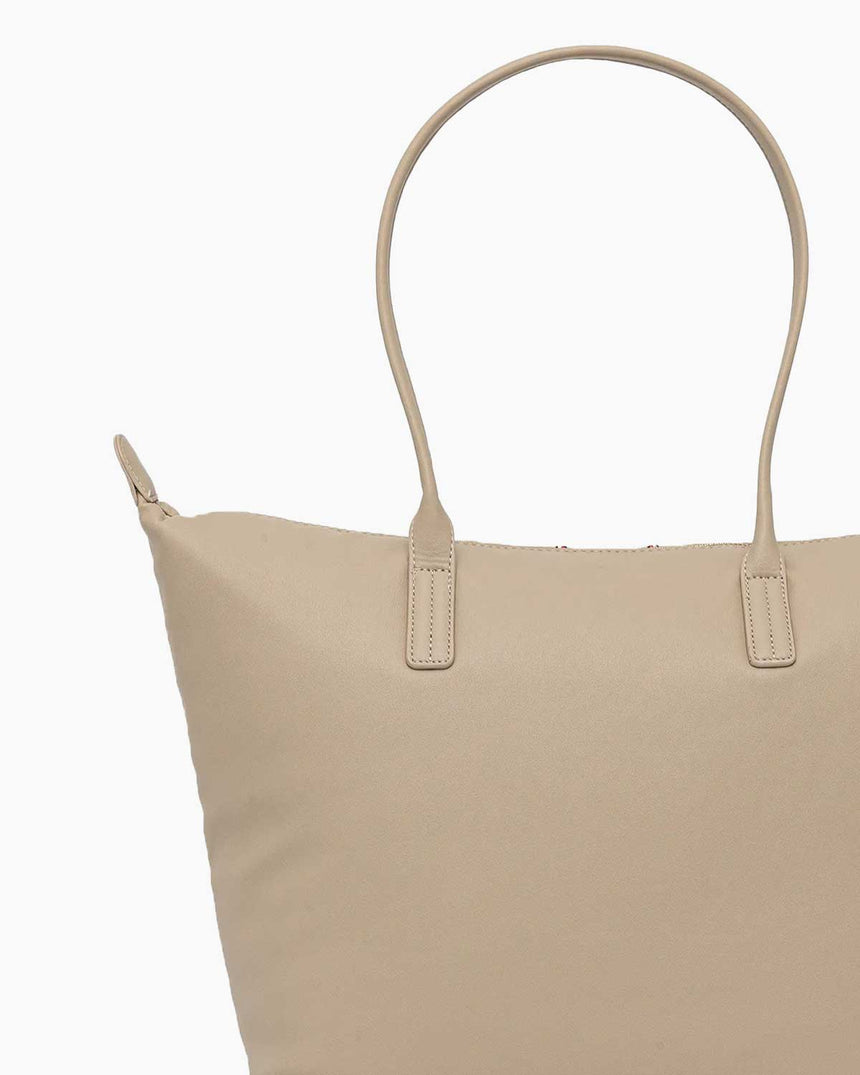 Tommy Hilfiger Popette Soft Kadın El Çantası Sandalwood Corp