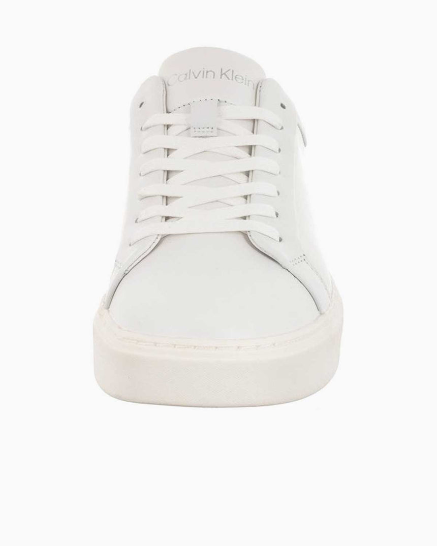 Calvin Klein Low Top Lace Up Cupsole Erkek Sneaker Triple White