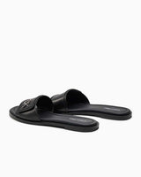 Calvin Klein Flat Slide Metal Logolu Terlik Black