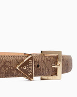 Guess Adelasia 25mm Kadın Ayarlanabilir Kemer Latte Logo