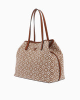 Guess Vikky Large Toto Omuz Çantası Cognac