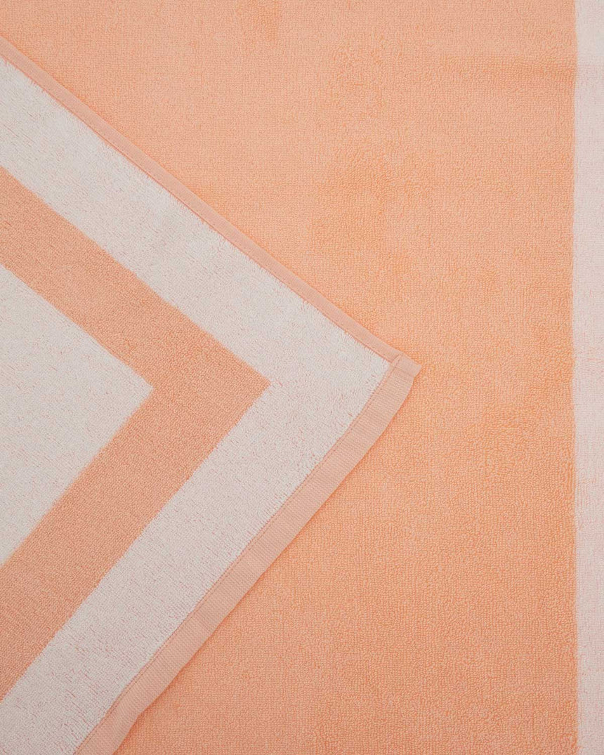 Guess Jacquard Frame Plaj Havlusu Light Sorbet Orange