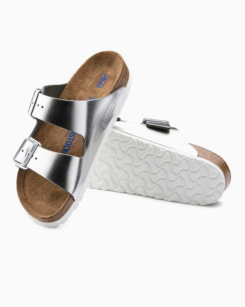 Birkenstock Arizona Nl Sfb Kadın Terlik Gümüş