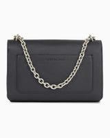 Calvin Klein Sculpted Flap Omuz Çantası Black/Dark Juniper