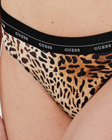 Guess Jane Kadın Brazilian Külot Funny Leopard Small