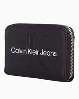 Calvin Klein Sculpted Zip Around Mono Cüzdan Black