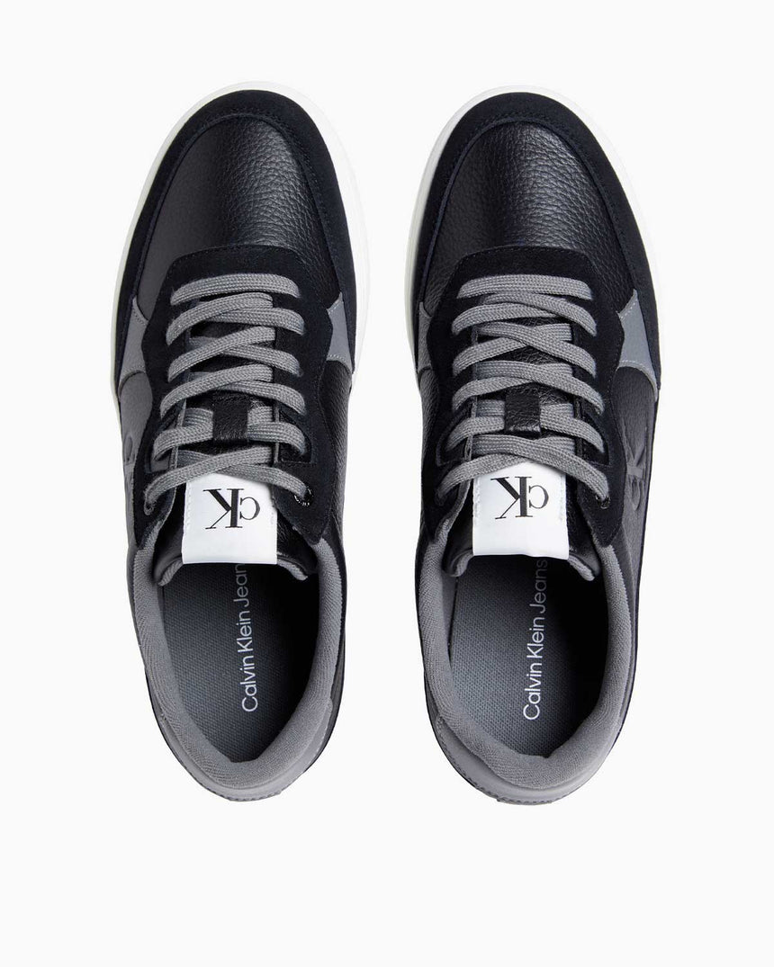 Calvin Klein Classic Cupsole Low Top Sneaker Black/Charcoal Grey/Bright White