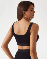 Guess Tessa Logolu Bralet Jet Black A996