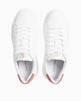 Calvin Klein Chunky Cupsole Low Lace Up Sneaker Bright White/Tuscany