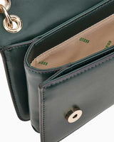 Guess Eco Evanie Handle Flap Zincir Detaylı Omuz Çantası Forest