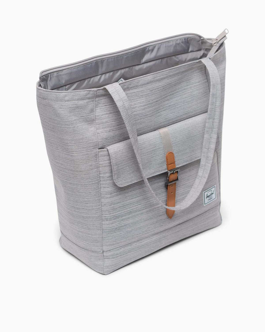 Herschel Retreat Tote Omuz Çantası Light Grey Crosshatch