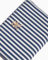 Tommy Hilfiger Poppy Summer Medium Cüzdan Space Blue Stripes