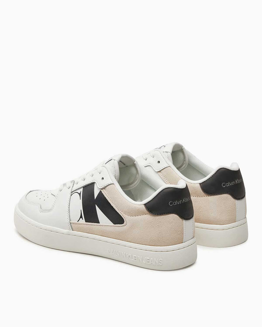 Calvin Klein Classic Cupsole Low Lace Up Sneaker Bright White/Black