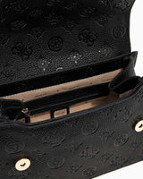 Guess Cresidia II Kadın Omuz Çantası Black Logo