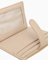 Tommy Hilfiger Logolu Fermuarlı Kadın Kartlık Classic Beige