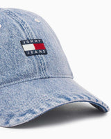 Tommy Hilfiger Eskitilmiş Kot Kadın Şapka Lilac Lily
