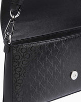 Calvin Klein Must Convertible Shoulder Bag Mono Omuz Çantası Classic Mono Black