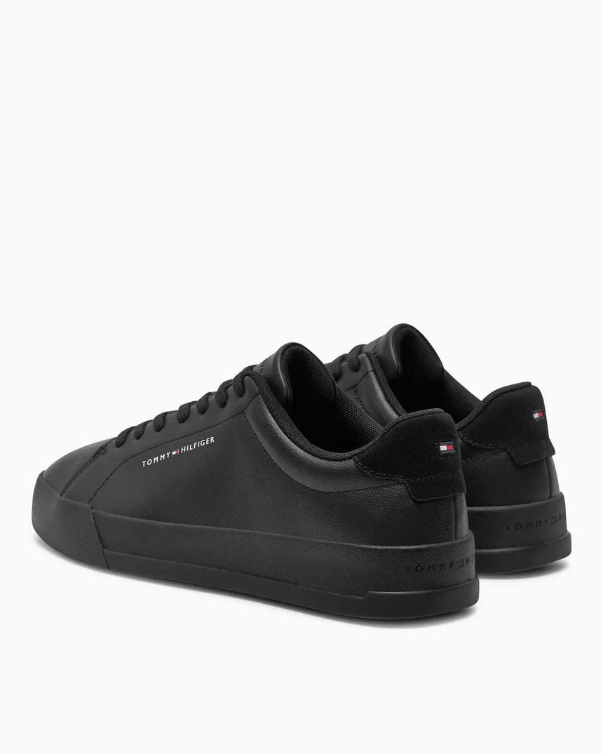 Tommy Hilfiger Court Leather Low Top Sneakers Black