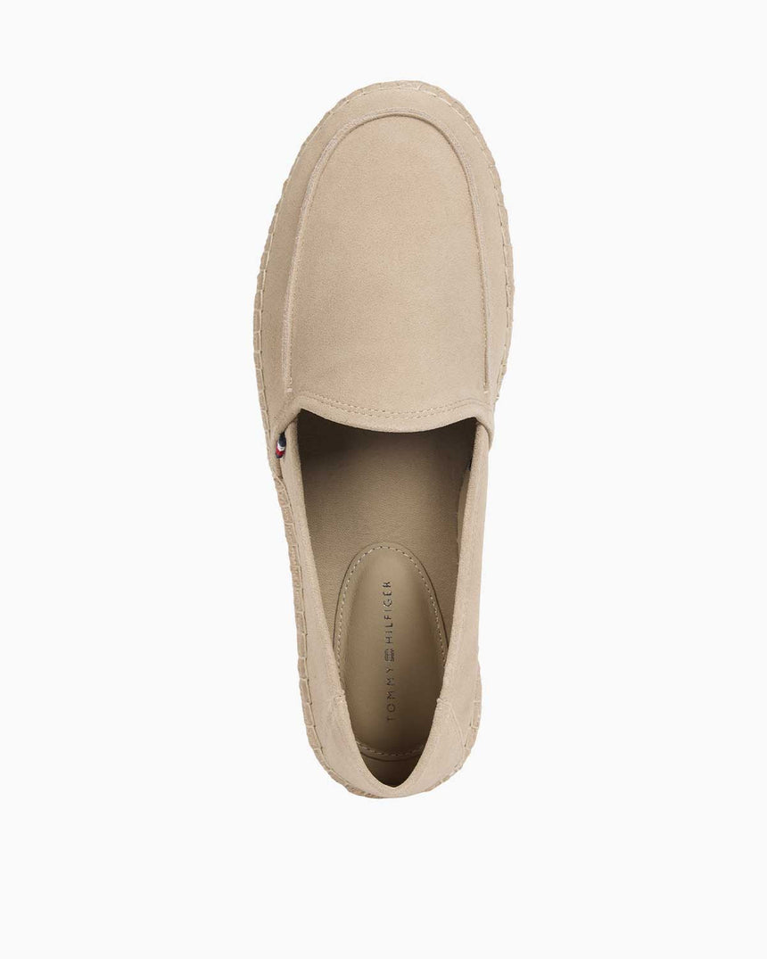 Tommy Hilfiger Flex Espadrilles Süet Ayakkabı Beige