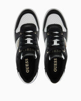 Guess Cupsole Low Logolu Sneaker White - Black